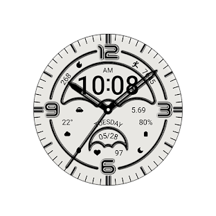 Blue White Ink For Wear OS